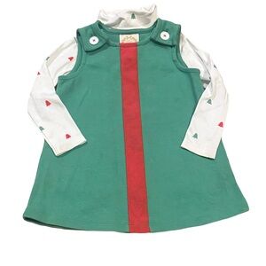 The Beaufort Bonnet Company Christmas turtleneck and jumper, 3t